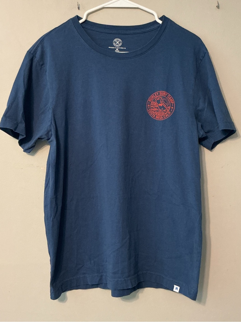 Hurley Blue T-Shirt W/ Surf Camp Logo